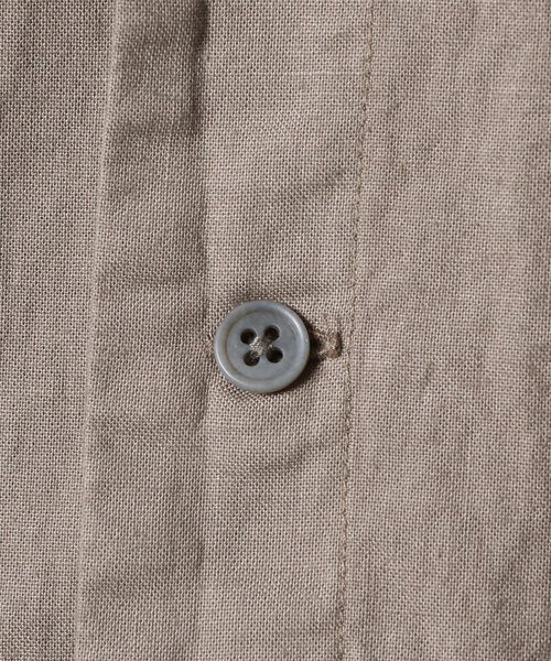 JOURNAL STANDARD J.S HOMESTEAD(ジャーナルスタンダードホームステッド)の「【j.s.homestead】SHEETING PAJAMA シャツ(シャツ/ブラウス・メンズ・グレー/アイボリー/スミクロ・MEDIUM/LARGE)」の13枚目の写真