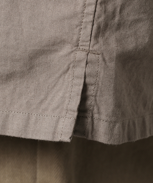 JOURNAL STANDARD J.S HOMESTEAD(ジャーナルスタンダードホームステッド)の「【j.s.homestead】SHEETING PAJAMA シャツ(シャツ/ブラウス・メンズ・グレー/アイボリー/スミクロ・MEDIUM/LARGE)」の15枚目の写真