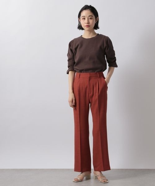 LOWRYS FARM(ローリーズファーム)の「ハニカムパワショル5S 278723(Tシャツ/カットソー・レディース・オフホワイト/ブラック/ブラウン/ブルー/ピンク・FREE)」の18枚目の写真