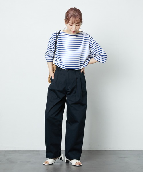 Double waist wide パンツ　マルチ ツータックワイドパンツ（その他パンツ）｜FREAK'S STORE
