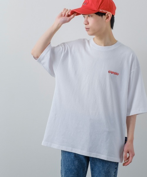 B ONE SOUL（ビーワンソウル）の「【Sequence by B ONE SOUL × GARFIELD】ポーズ バリエーション バックプリント Tシャツ（Tシャツ/カットソー・メンズ・ホワイト/イエロー/チョコ・LARGE/MEDIUM）」の13枚目の写真