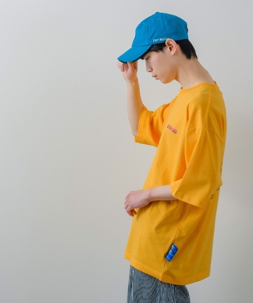 B ONE SOUL（ビーワンソウル）の「【Sequence by B ONE SOUL × GARFIELD】ポーズ バリエーション バックプリント Tシャツ（Tシャツ/カットソー・メンズ・ホワイト/イエロー/チョコ・LARGE/MEDIUM）」の4枚目の写真