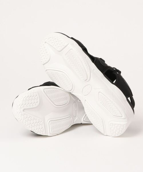 moz（モズ）の「moz(モズ) 厚底レースアップスポーツサンダル（サンダル・レディース・ブラック/グレー・L/M/LL/S）」の4枚目の写真