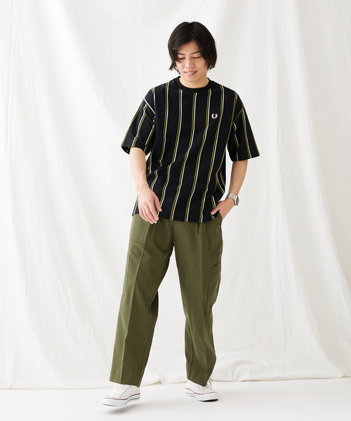 【新品】FRED PERRY 417別注 Tシャツ（ナチュラル_Ｌサイズ） 新品】FRED PERRY 417別注 Tシャツ（ナチュラル_Lサイズ