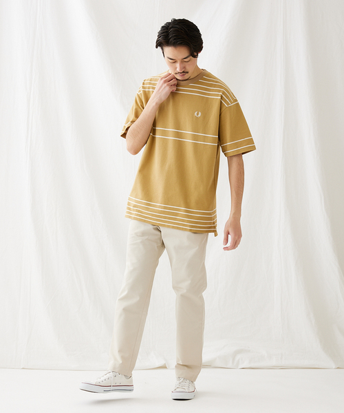 セール】【FRED PERRY/フレッドペリー別注】ライン Tシャツ（T