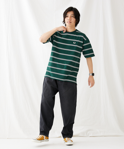 セール】【FRED PERRY/フレッドペリー別注】ライン Tシャツ（T