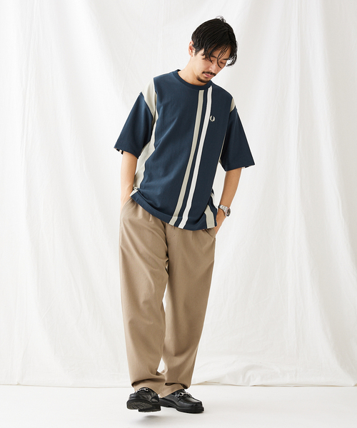 セール】【FRED PERRY/フレッドペリー別注】ライン Tシャツ（T