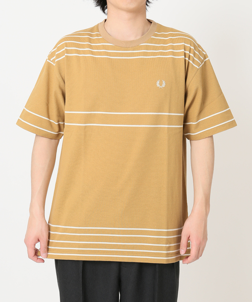 新品　フレッドペリー　カットソー　Tシャツ セール】【FRED PERRY/フレッドペリー別注】ライン Tシャツ（T