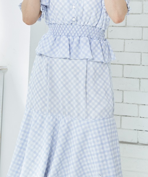 paravion(パラビオン)の「チェックスカート(スカート・レディース・ブルー/グリーン・ONESIZE)」の14枚目の写真