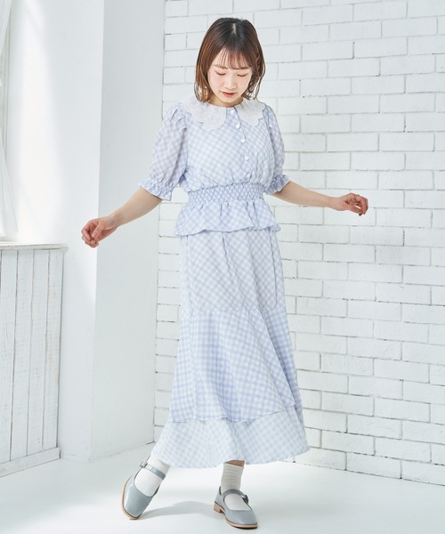 paravion(パラビオン)の「チェックスカート(スカート・レディース・ブルー/グリーン・ONESIZE)」の16枚目の写真