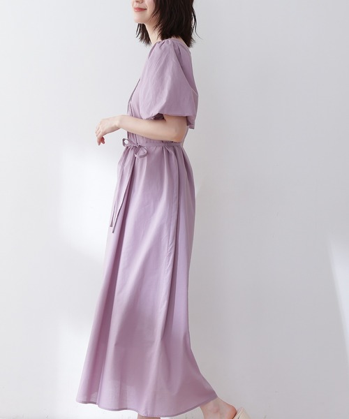 N.(N. Natural Beauty Basic)(エヌエヌナチュラルビューティーベーシック)の「【S Size Line】コットンローンフロントピンタックワンピース(ワンピース・レディース・ブラック/レッド/ピンク/グリーン・SMALL/MEDIUM)」の13枚目の写真