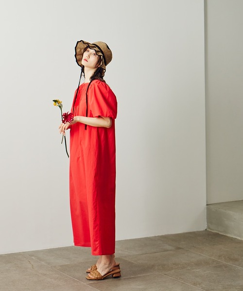 N.(N. Natural Beauty Basic)(エヌエヌナチュラルビューティーベーシック)の「【S Size Line】コットンローンフロントピンタックワンピース(ワンピース・レディース・ブラック/レッド/ピンク/グリーン・SMALL/MEDIUM)」の17枚目の写真