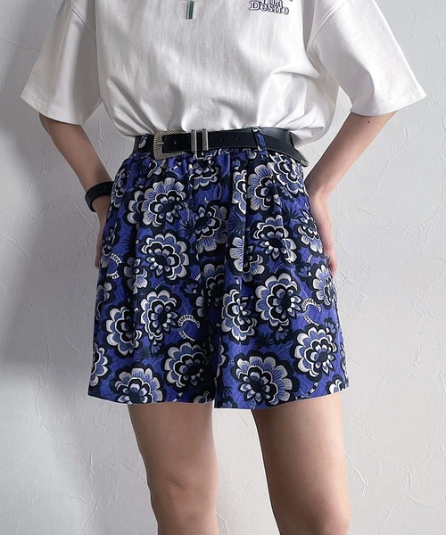 PAGEBOY（ページボーイ）の「モードアロハショートパンツ（その他パンツ・レディース・オフホワイト/ターコイズブルー/パープル系その他・FREE）」の11枚目の写真