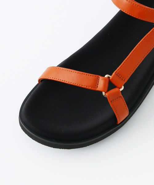 ROPE'（ロペ）の「ナローベルトスポーツサンダル（サンダル・レディース・ブラック/ベージュ/オレンジ・36/37/36.5/37.5）」の5枚目の写真