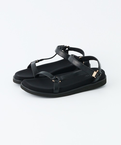 ROPE'（ロペ）の「ナローベルトスポーツサンダル（サンダル・レディース・ブラック/ベージュ/オレンジ・36/37/36.5/37.5）」の15枚目の写真