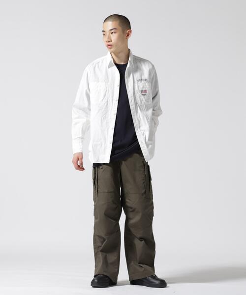 AVIREX（アヴィレックス）の「トップガン パッチ アンド プリント Tシャツ / S/S TOP GUN PATCH-N-PRINT T-SHIRT / アヴィレックス / AVIREX（Tシャツ/カットソー・メンズ・ネイビー/ホワイト・X-LARGE/XX-LARGE/MEDIUM/LARGE）」の14枚目の写真