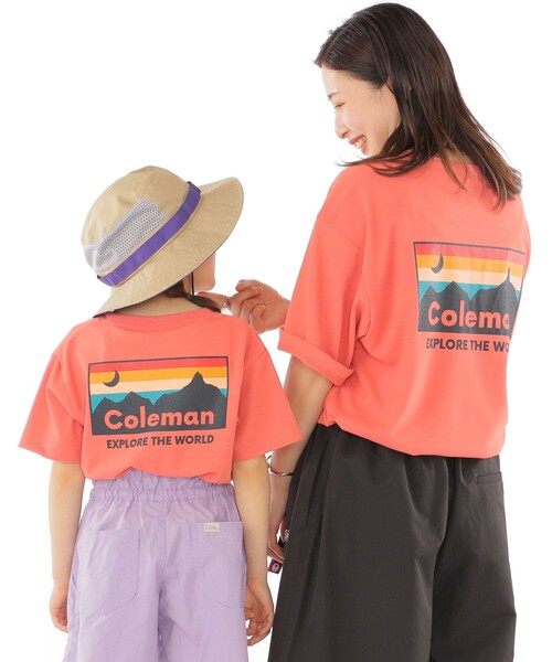 COLEMAN(コールマン)の「【WEB限定】Coleman:<家族おそろい><吸水速乾・UVカット>サンセット プリント TEE(100~150cm)(Tシャツ/カットソー・キッズ・ホワイト/オレンジ・100/110/120/130/140/150)」の10枚目の写真