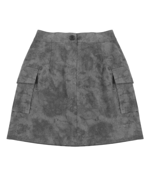 Figments（フィグメンツ）の「タイダイカーゴミニスカート（スカート・レディース・ブラック・FREE）」の4枚目の写真