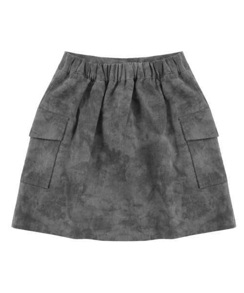 Figments（フィグメンツ）の「タイダイカーゴミニスカート（スカート・レディース・ブラック・FREE）」の5枚目の写真