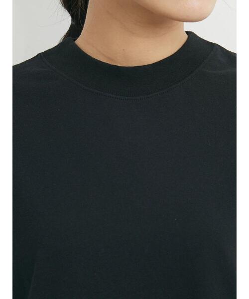 Petit fleur（プチフルール）の「・Petit Fleur モックネックTシャツ（Tシャツ/カットソー・レディース・ブラック/ブラウン/オフホワイト/グリーン・FREE）」の8枚目の写真