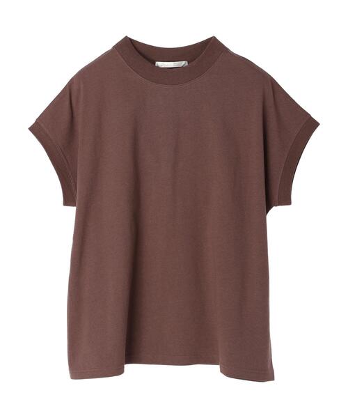 Petit fleur（プチフルール）の「・Petit Fleur モックネックTシャツ（Tシャツ/カットソー・レディース・ブラック/ブラウン/オフホワイト/グリーン・FREE）」の15枚目の写真