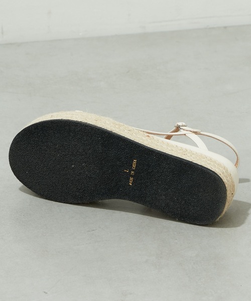 Chico（チコ）の「厚底ジュートナローベルトサンダル（サンダル・レディース・ホワイト/ブラック/シルバー・SMALL/MEDIUM/LARGE）」の15枚目の写真