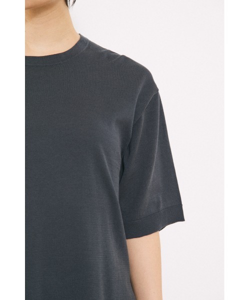 BLACK BY MOUSSY（ブラックバイマウジー）の「cotton washable tops（コットンウォッシャブルトップス）（ニット/セーター・レディース・グリーン/ボルドー/ライトブラック・FREE）」の22枚目の写真