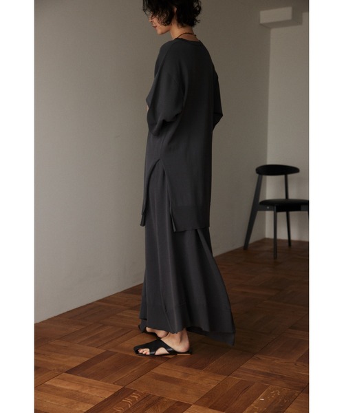 BLACK BY MOUSSY（ブラックバイマウジー）の「cotton washable tops（コットンウォッシャブルトップス）（ニット/セーター・レディース・グリーン/ボルドー/ライトブラック・FREE）」の5枚目の写真