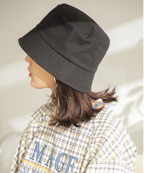 ROSE BUD(ローズバッド)の「バケットハット(ハット・レディース・ブラック/ホワイト/グリーン・FREE)」の3枚目の写真