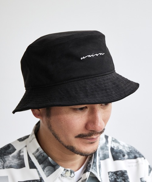 UNION ハット黒 バケットハット THE COLOR Fits all UNION ハット黒 バケットハット THE COLOR Fits all