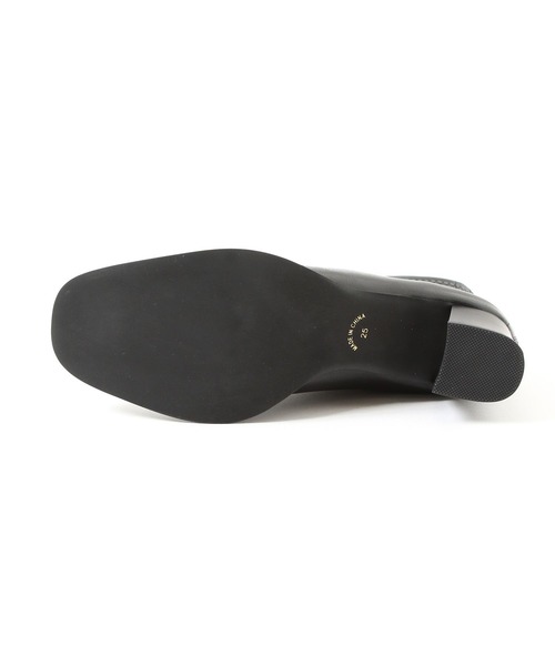 Andemiu（アンデミュウ）の「ストレッチショートブーツ156872（ブーツ・レディース・ブラック/ブラウン/オフホワイト・SMALL/MEDIUM/LARGE）」の4枚目の写真