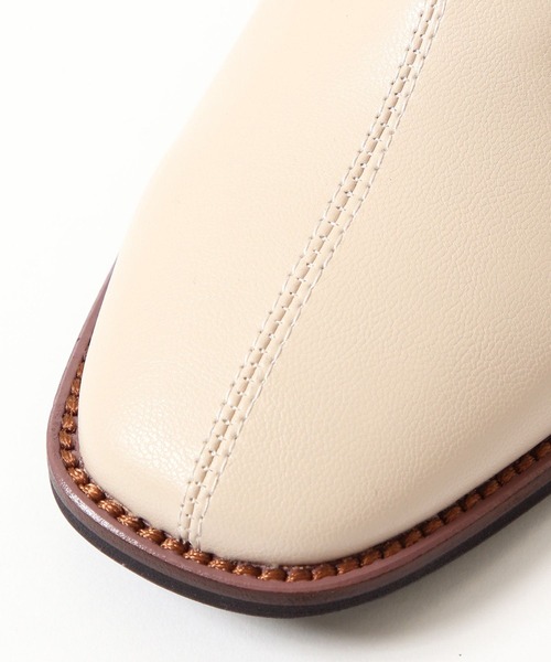 Andemiu（アンデミュウ）の「ストレッチショートブーツ156872（ブーツ・レディース・ブラック/ブラウン/オフホワイト・SMALL/MEDIUM/LARGE）」の8枚目の写真