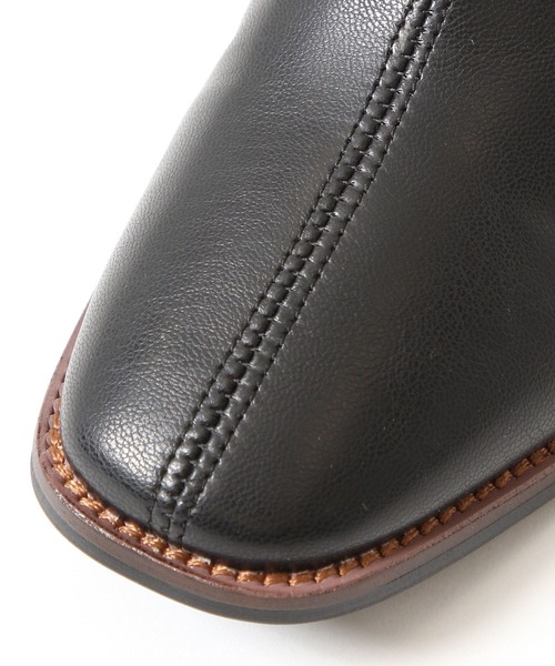 Andemiu（アンデミュウ）の「ストレッチショートブーツ156872（ブーツ・レディース・ブラック/ブラウン/オフホワイト・SMALL/MEDIUM/LARGE）」の9枚目の写真