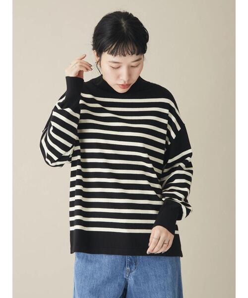 CRAFT STANDARD BOUTIQUE（クラフトスタンダードブティック）の「ボーダーニットプルオーバー　＊◆（ニット/セーター・レディース・ブラック系その他4/グレー系その他4/ブルー系その他2・FREE）」の17枚目の写真