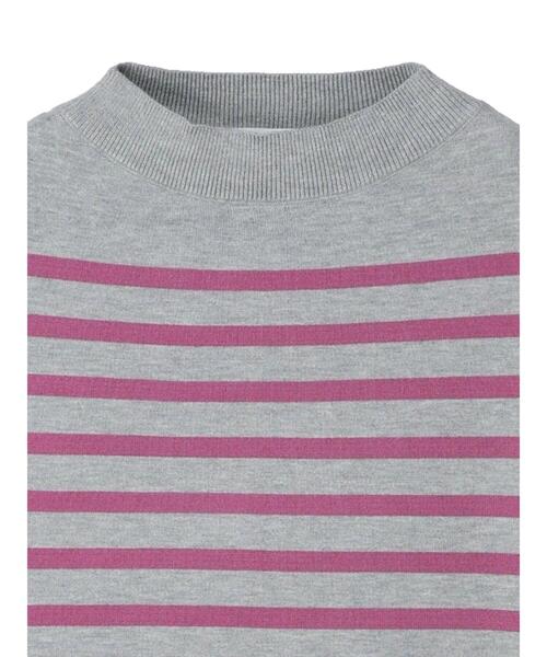 CRAFT STANDARD BOUTIQUE（クラフトスタンダードブティック）の「ボーダーニットプルオーバー　＊◆（ニット/セーター・レディース・ブラック系その他4/グレー系その他4/ブルー系その他2・FREE）」の13枚目の写真