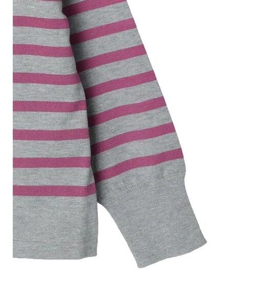 CRAFT STANDARD BOUTIQUE（クラフトスタンダードブティック）の「ボーダーニットプルオーバー　＊◆（ニット/セーター・レディース・ブラック系その他4/グレー系その他4/ブルー系その他2・FREE）」の12枚目の写真