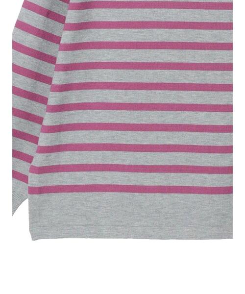 CRAFT STANDARD BOUTIQUE（クラフトスタンダードブティック）の「ボーダーニットプルオーバー　＊◆（ニット/セーター・レディース・ブラック系その他4/グレー系その他4/ブルー系その他2・FREE）」の11枚目の写真