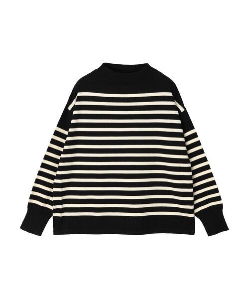 CRAFT STANDARD BOUTIQUE（クラフトスタンダードブティック）の「ボーダーニットプルオーバー　＊◆（ニット/セーター・レディース・ブラック系その他4/グレー系その他4/ブルー系その他2・FREE）」の4枚目の写真