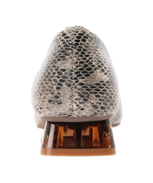 Green　Parks（グリーンパークス）の「・minia クリアヒールパンプス（パンプス・レディース・ライトベージュ/ブラック/パイソン・LL/S/M/L）」の9枚目の写真