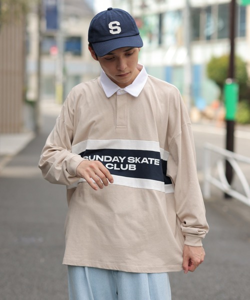 WEGO(ウィゴー)の「WEGO/ヘビーウエイト ラガーシャツ(ポロシャツ・メンズ・ブラック/ダークグリーン/ベージュ/ワイン・MEDIUM/LARGE)」の11枚目の写真