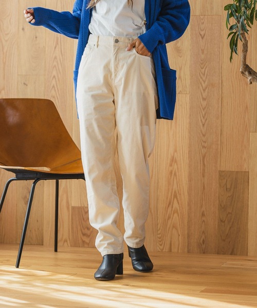 BAYFLOW(ベイフロー)の「コーデュロイテーパーパンツ(その他パンツ・レディース・ピンク/グレイッシュベージュ/チャコール/オフホワイト・SMALL/MEDIUM/LARGE)」の7枚目の写真
