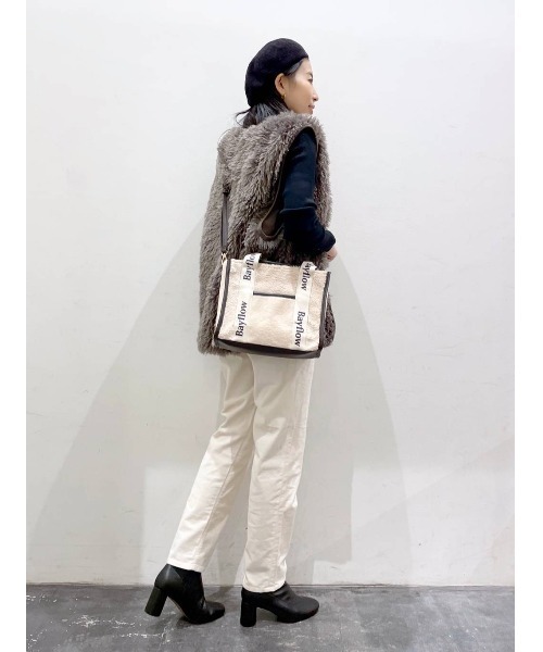 BAYFLOW(ベイフロー)の「コーデュロイテーパーパンツ(その他パンツ・レディース・ピンク/グレイッシュベージュ/チャコール/オフホワイト・SMALL/MEDIUM/LARGE)」の10枚目の写真