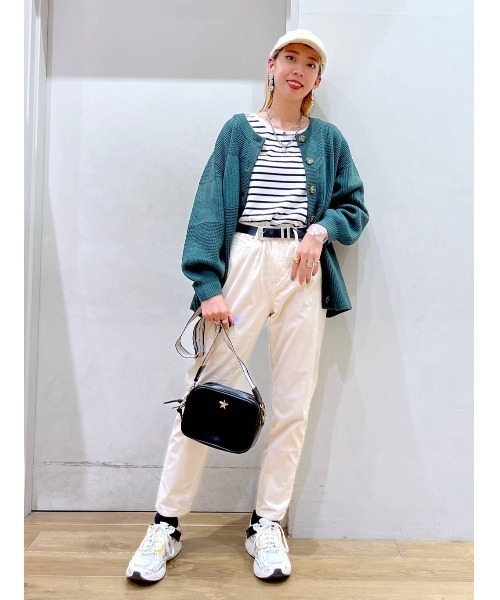 BAYFLOW(ベイフロー)の「コーデュロイテーパーパンツ(その他パンツ・レディース・ピンク/グレイッシュベージュ/チャコール/オフホワイト・SMALL/MEDIUM/LARGE)」の11枚目の写真