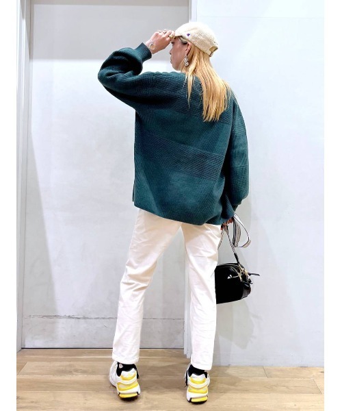 BAYFLOW(ベイフロー)の「コーデュロイテーパーパンツ(その他パンツ・レディース・ピンク/グレイッシュベージュ/チャコール/オフホワイト・SMALL/MEDIUM/LARGE)」の13枚目の写真