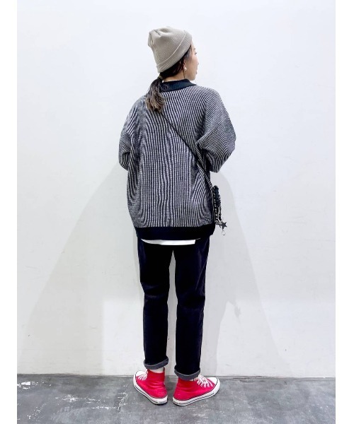 BAYFLOW(ベイフロー)の「コーデュロイテーパーパンツ(その他パンツ・レディース・ピンク/グレイッシュベージュ/チャコール/オフホワイト・SMALL/MEDIUM/LARGE)」の19枚目の写真