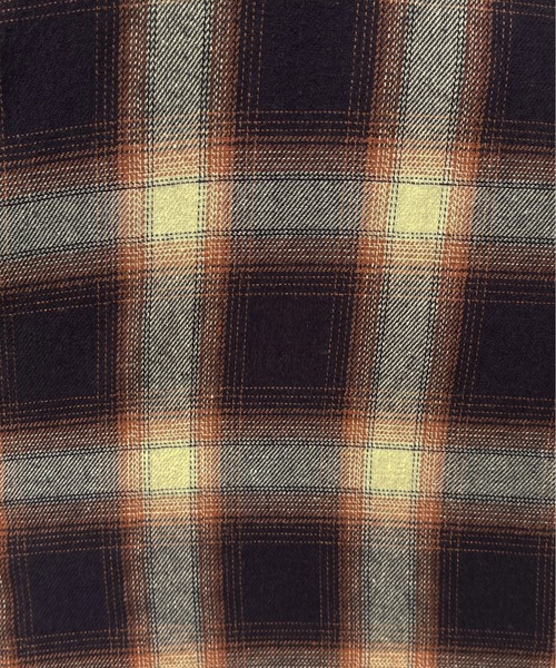 kutir（クティール）の「オンブレチェックビックシャツ（シャツ/ブラウス・メンズ・ブラック/ブラウン/ブルー・MEDIUM/LARGE）」の22枚目の写真