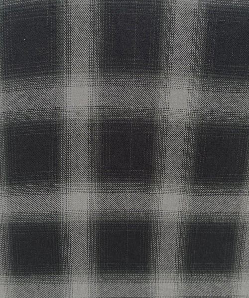 kutir（クティール）の「オンブレチェックビックシャツ（シャツ/ブラウス・メンズ・ブラック/ブラウン/ブルー・MEDIUM/LARGE）」の12枚目の写真