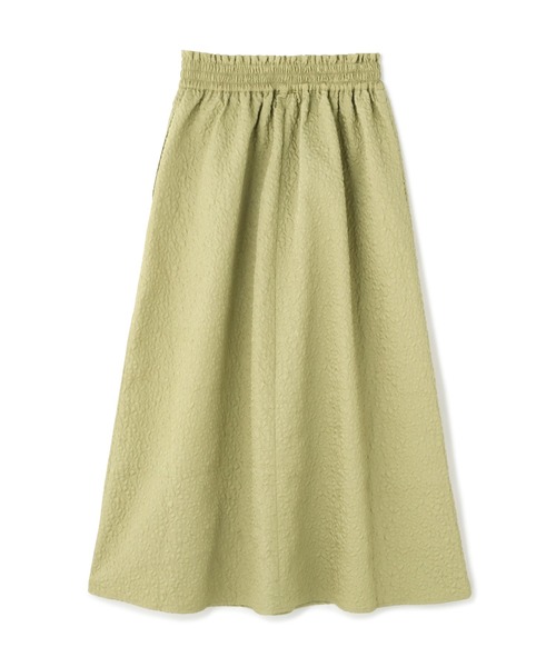 FREE'S MART(フリーズマート)の「ふくれジャガードギャザースカート(スカート・レディース・ブラック/ライトグリーン/ベージュ・MEDIUM/SMALL)」の5枚目の写真