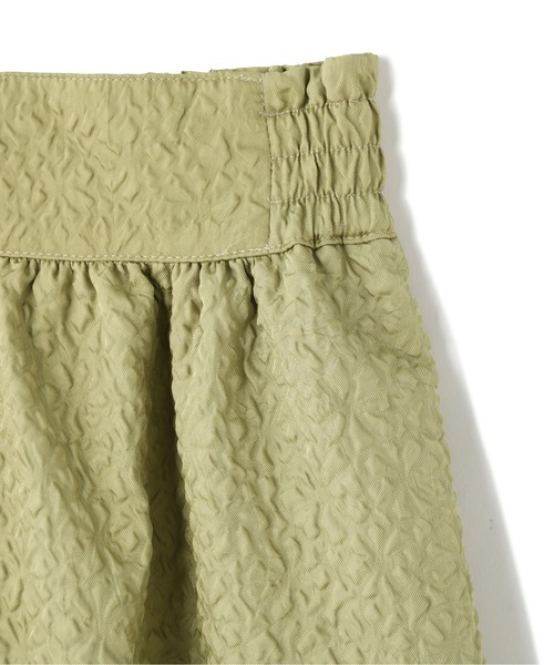 FREE'S MART(フリーズマート)の「ふくれジャガードギャザースカート(スカート・レディース・ブラック/ライトグリーン/ベージュ・MEDIUM/SMALL)」の6枚目の写真