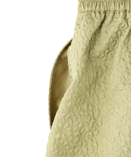 FREE'S MART(フリーズマート)の「ふくれジャガードギャザースカート(スカート・レディース・ブラック/ライトグリーン/ベージュ・MEDIUM/SMALL)」の8枚目の写真